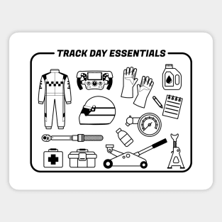 Track Day Essentials Only Magnet